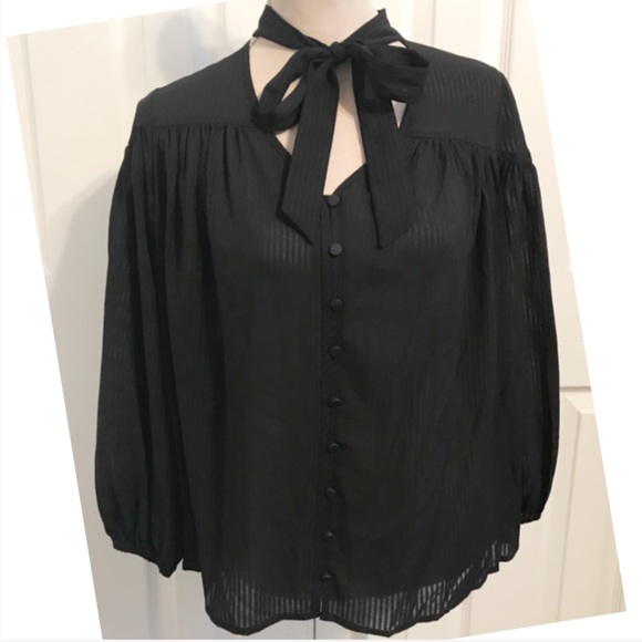 Time and Tru, Semi Sheer/Chiffon Baby Doll Top - Picture 1 of 8